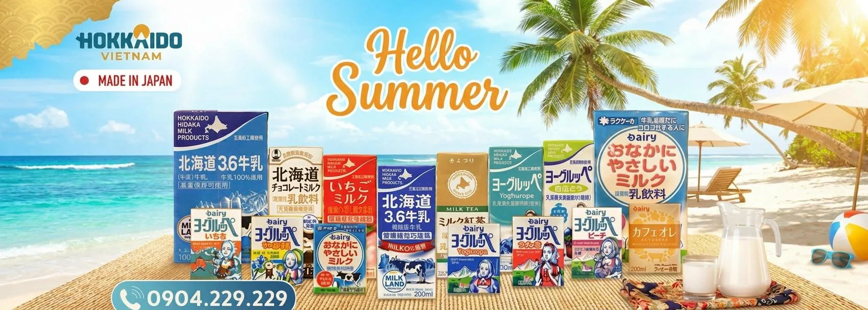 Chào hè 2026 - Chào đón những món quà tuyệt vời từ sữa Hokkaido Việt Nam