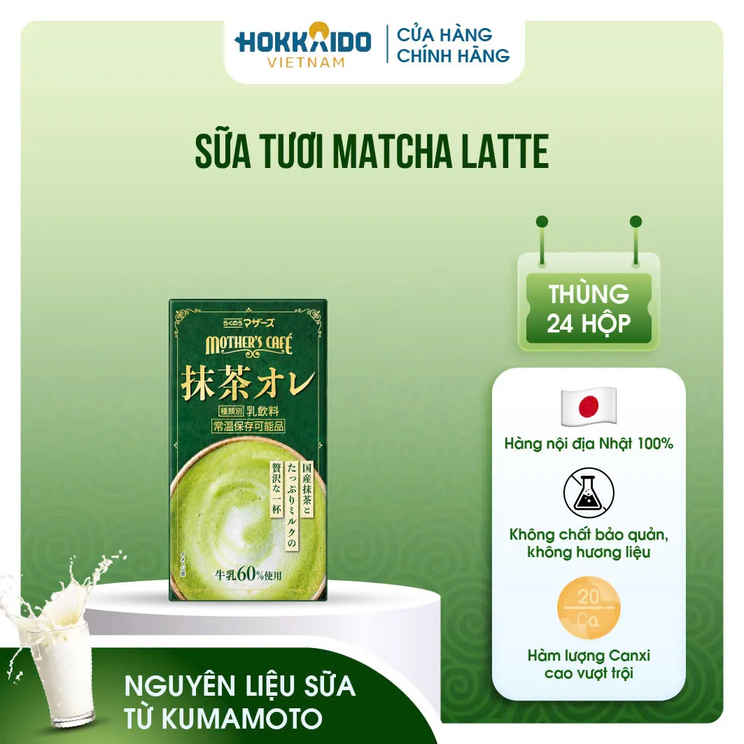 Vị này là vị không thể bỏ qua - Matcha Latte chuẩn Nhật “sắp cập bến” Hokkaido Việt Nam 