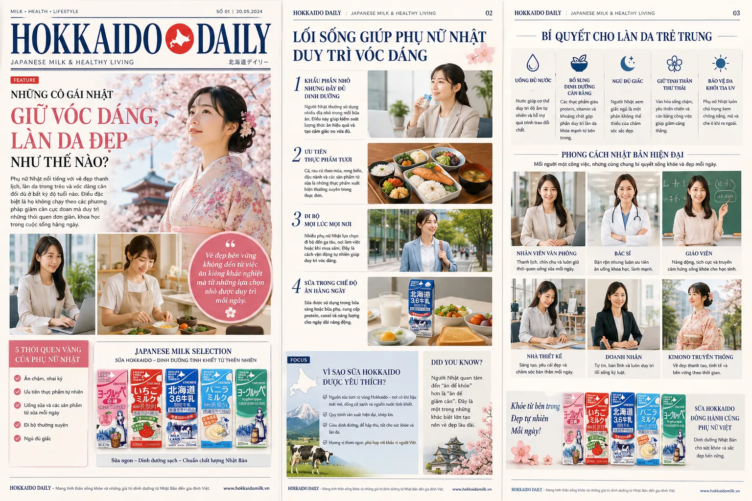 NHỮNG CÔ GÁI NHẬT GIỮ VÓC DÁNG VÀ LÀN DA ĐẸP NHƯ THẾ NÀO?