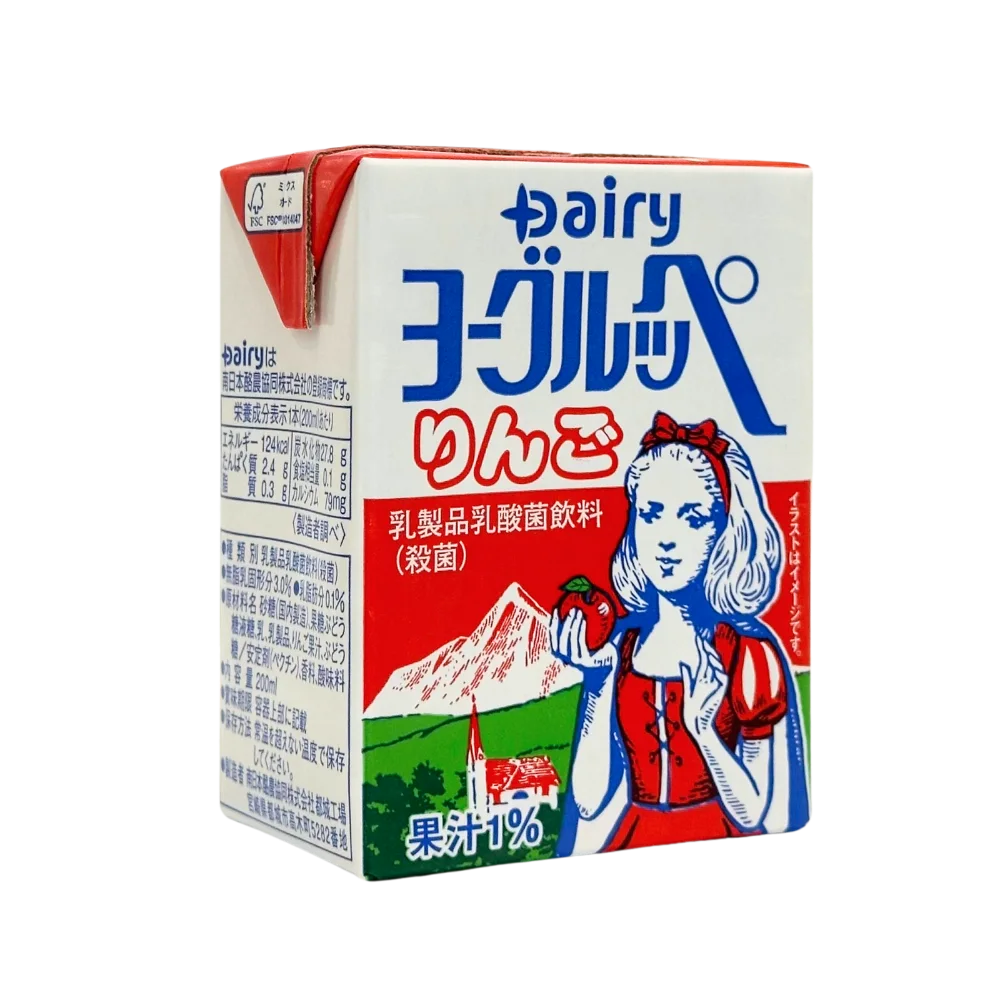 Sữa chua uống vị táo tươi Dairy 200ml