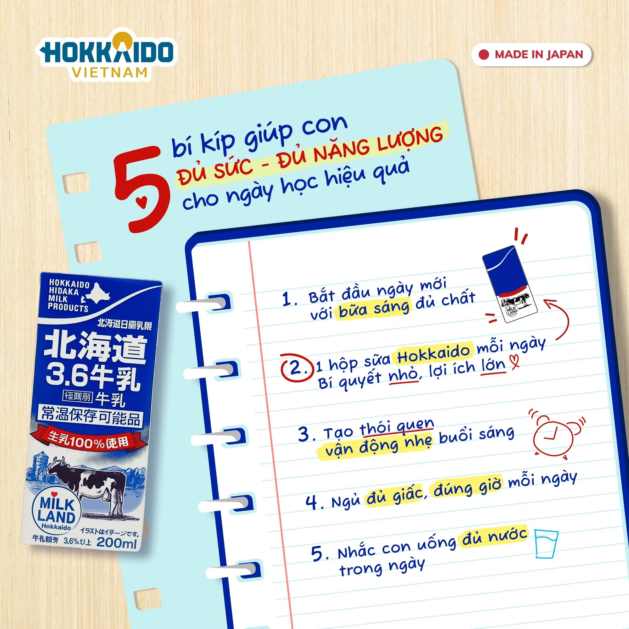  5 BÍ KÍP GIÚP CON “ĐỦ SỨC – ĐỦ NĂNG LƯỢNG” CHO MỖI NGÀY 